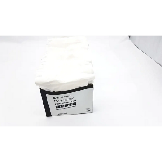 Lot of 18 Covidien Dermacea Abdominale Ref: 7197D 7 1/2x8” - Abdominal Pad