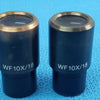 Lot of - 2 WF10X/18 Wide Field Microscope Eyepieces