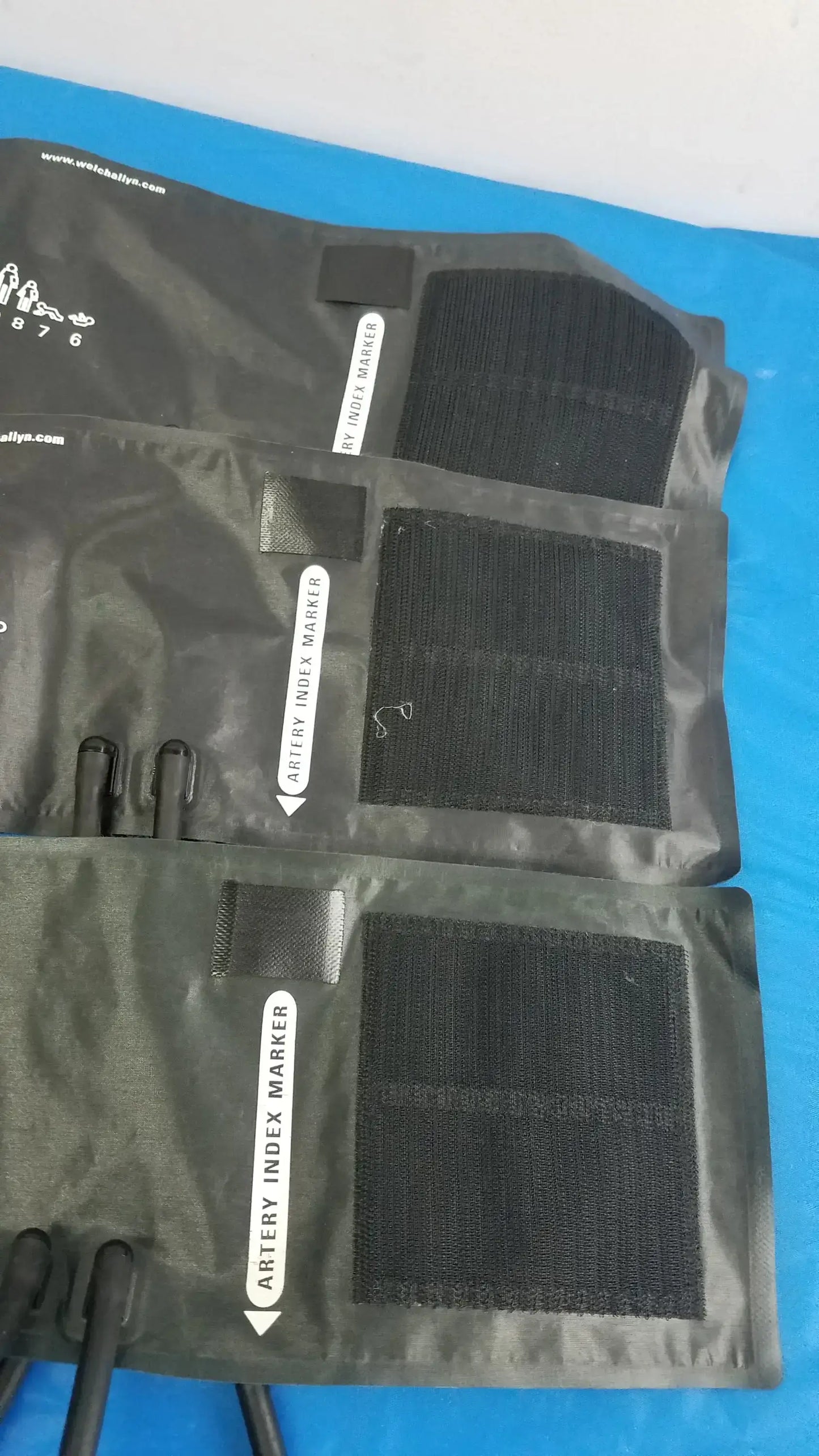 Lot of - 3 Welch Allyn Flexiport Reusable Blood Pressure Cuffs Adult 11 - FlexiPort Cuff