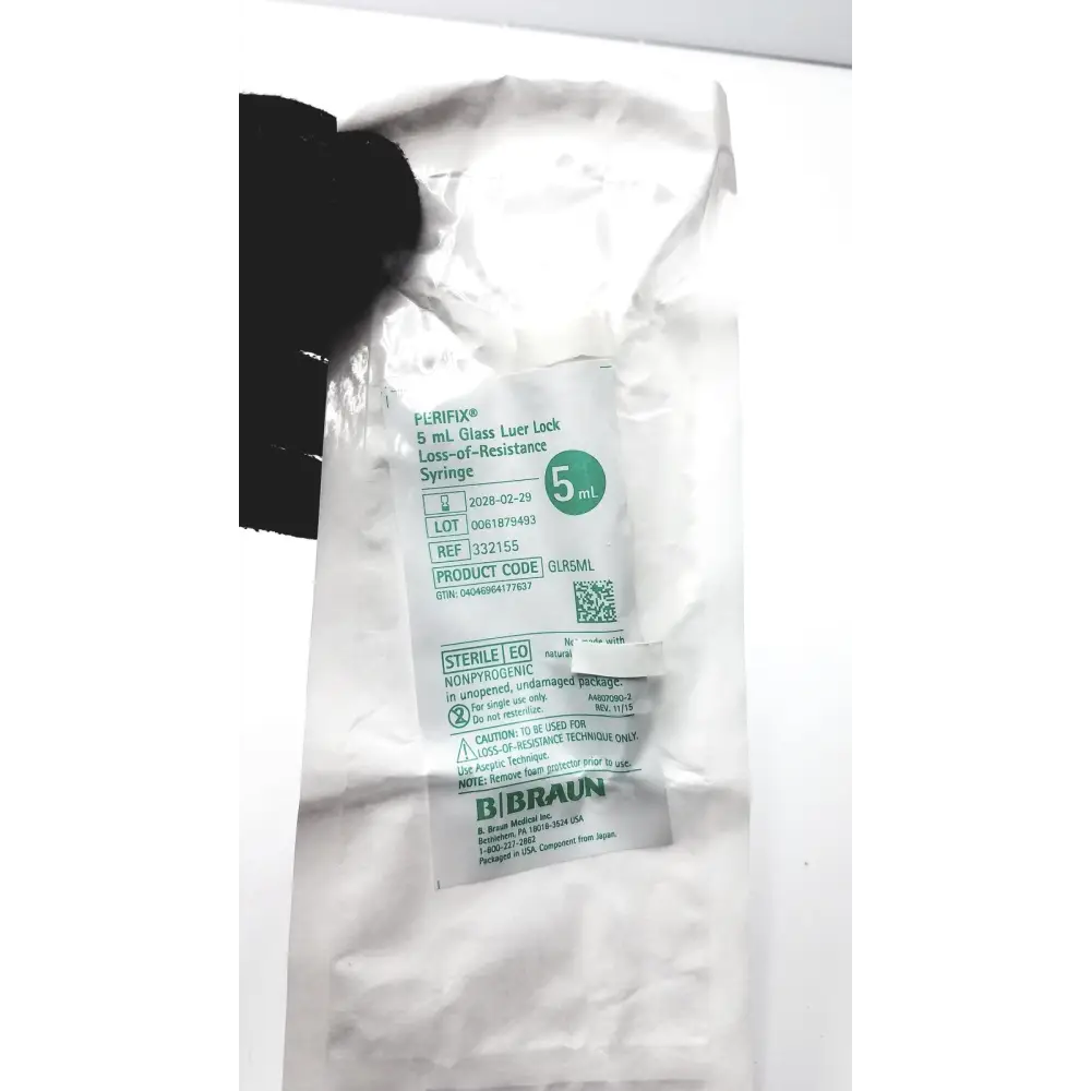 Lot of 79 Perifix 5 mL Glass Luer Lock Loss Resistance Syringe Ref. 332155