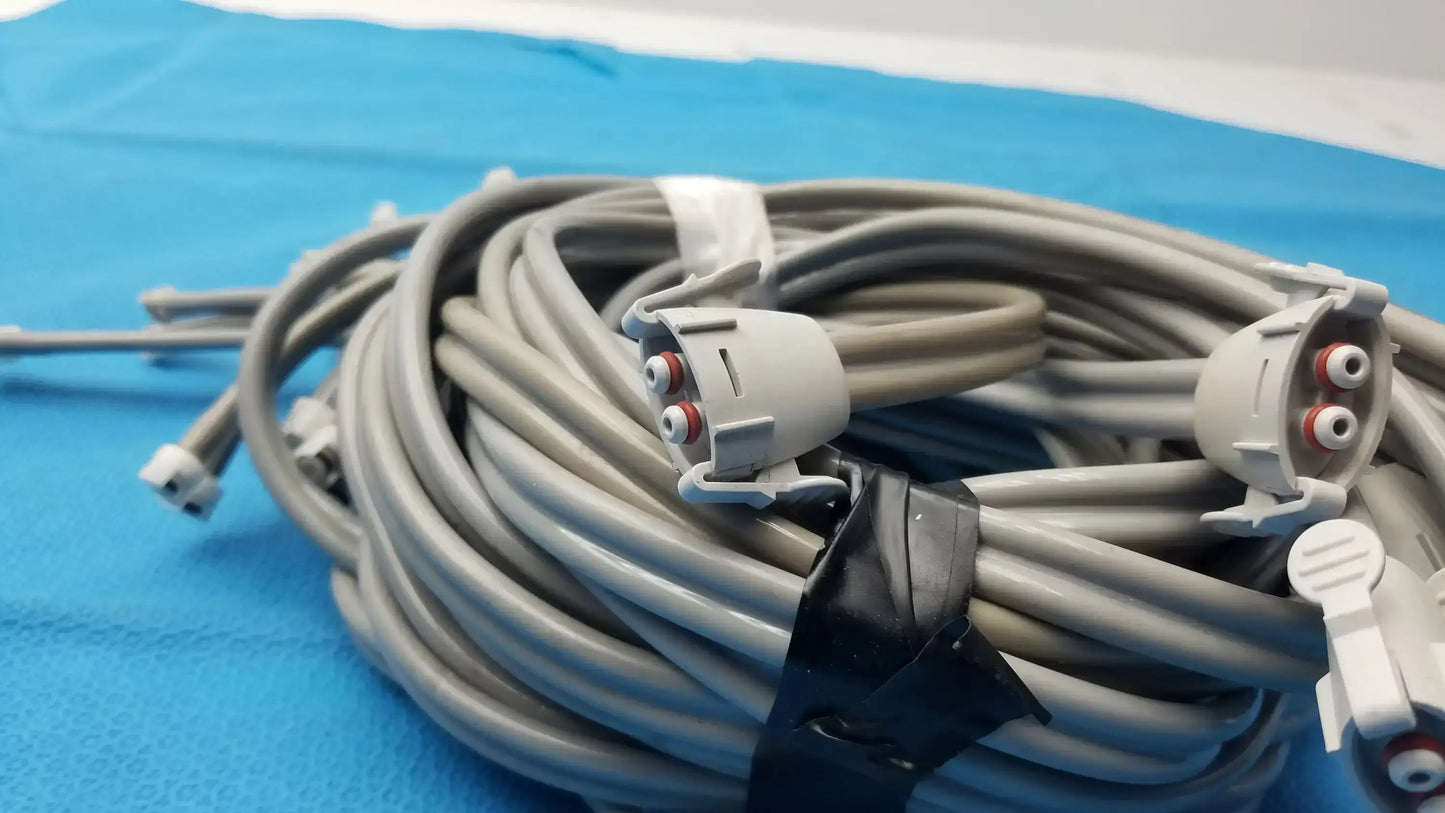 LOT OF 9 Double Tube NIBP Blood Pressure Hose Fast Connector