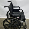 Manual Wheelchair - Durable Black Seat Mobility Assist