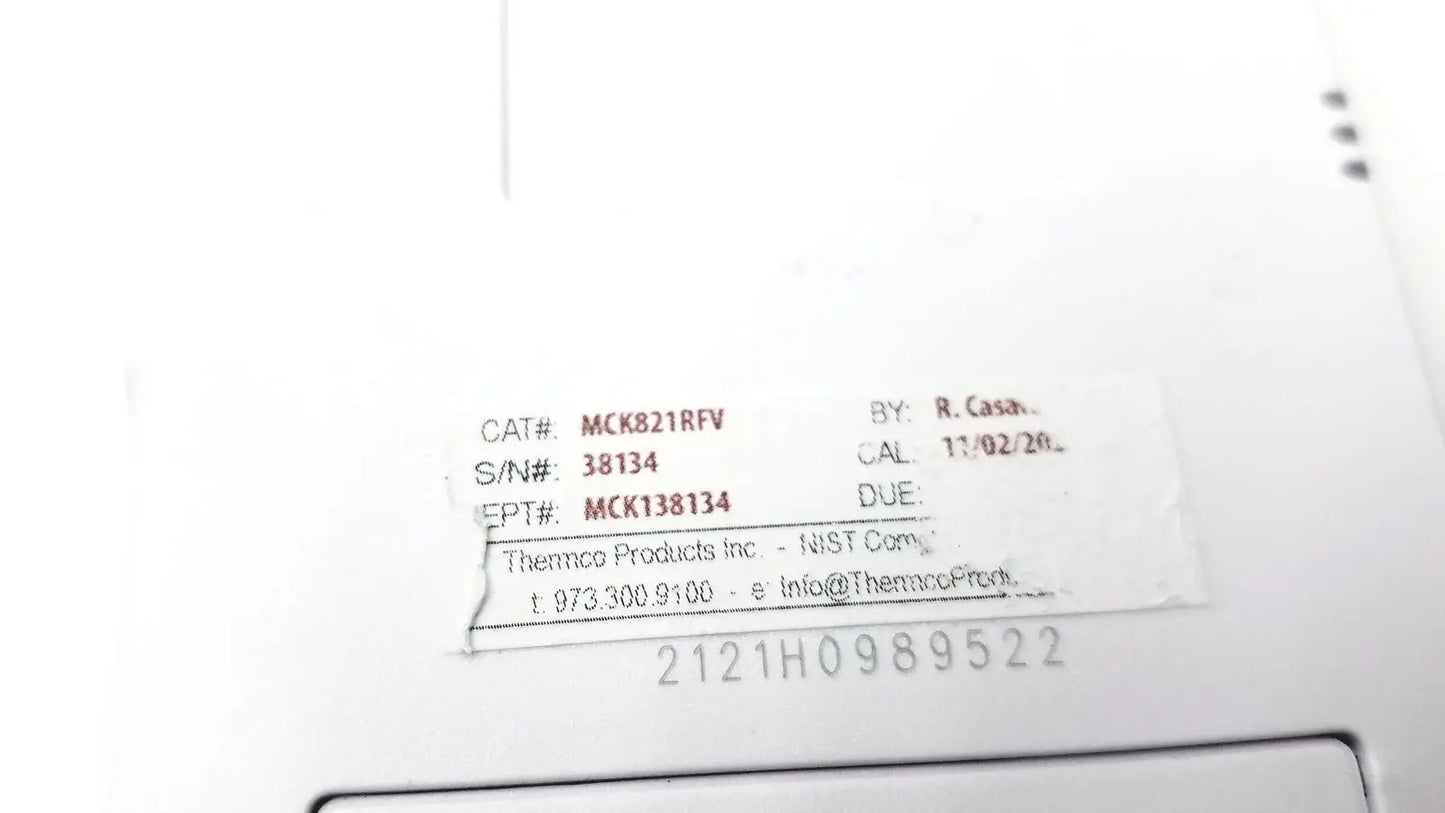 McKesson MCK821RFV -58°to +158°F Refrigerator Freezer Thermometer - Refrigerator/Freezer