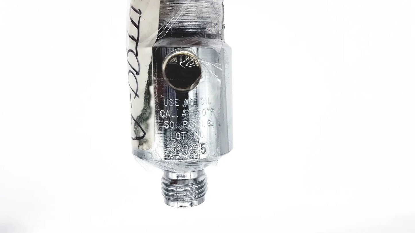 Medical Oxygen LPM Read Center Of Ball LOT NO- 1005 - Flowmeter Label