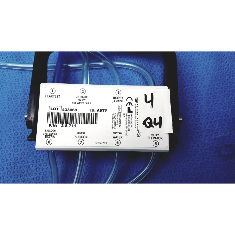Medivators Hook-Up Block Unit – Compatible Component Preowned - Medical Equipment Part