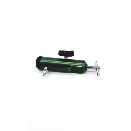 Medline Brass-Sleeved 50 PSI O2 Regulator CGA 870 Flows 0-15L/min - Oxygen