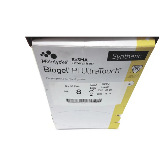 Molnlycke Biogel PI UltraTouch G Size 8 Box/50 EXP 05/2025 REF 71-41180 - Surgical Gloves