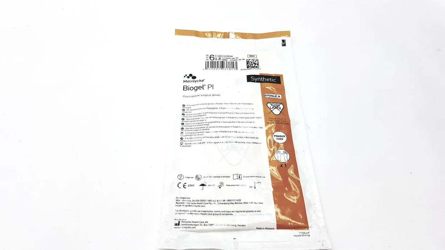 Molnlycke Biogel Pl Surgical Gloves 6 1/2