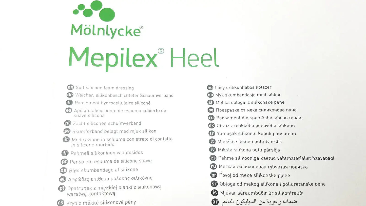 Molnlycke Mepilex 288100 Heel Foam Dressing 1 Box Of 5 Piece