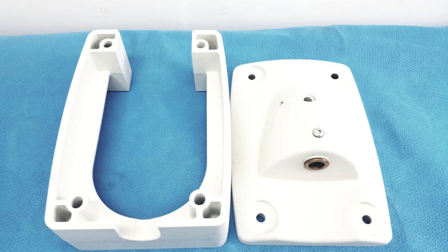 Monitor Mounting Arm Plastic White Brackets