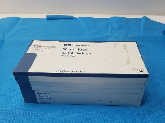 Monoject 35ml Syringe - REF 8881535796 Box of 30
