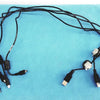 Multi-Connector PC Cables – USB Mini-B to USB-A & Other Connectors - Lot of 4