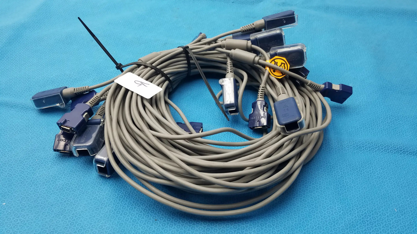 Nellcor DOC-10 SpO2 Adapter Extension Cable OEM