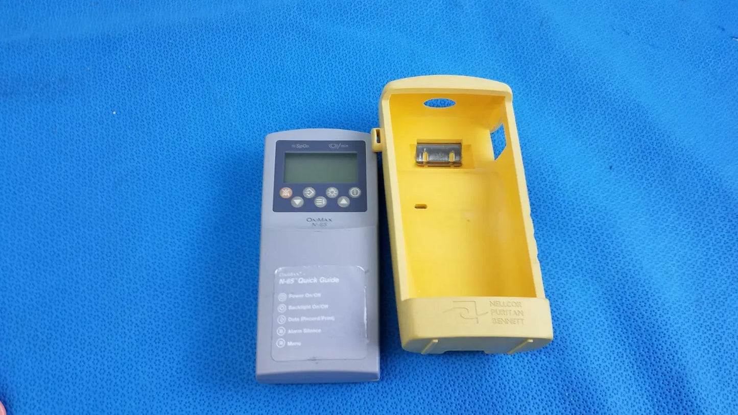 Nellcor OxiMax N-65P Pulse Oximeter Patient Monitor