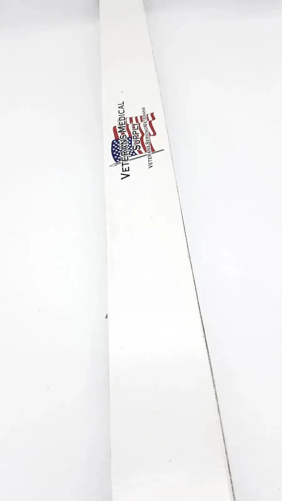 White rectangular package of new veterans medical supply 32 inch stainless steel grab bar w hardware with american flag graphic