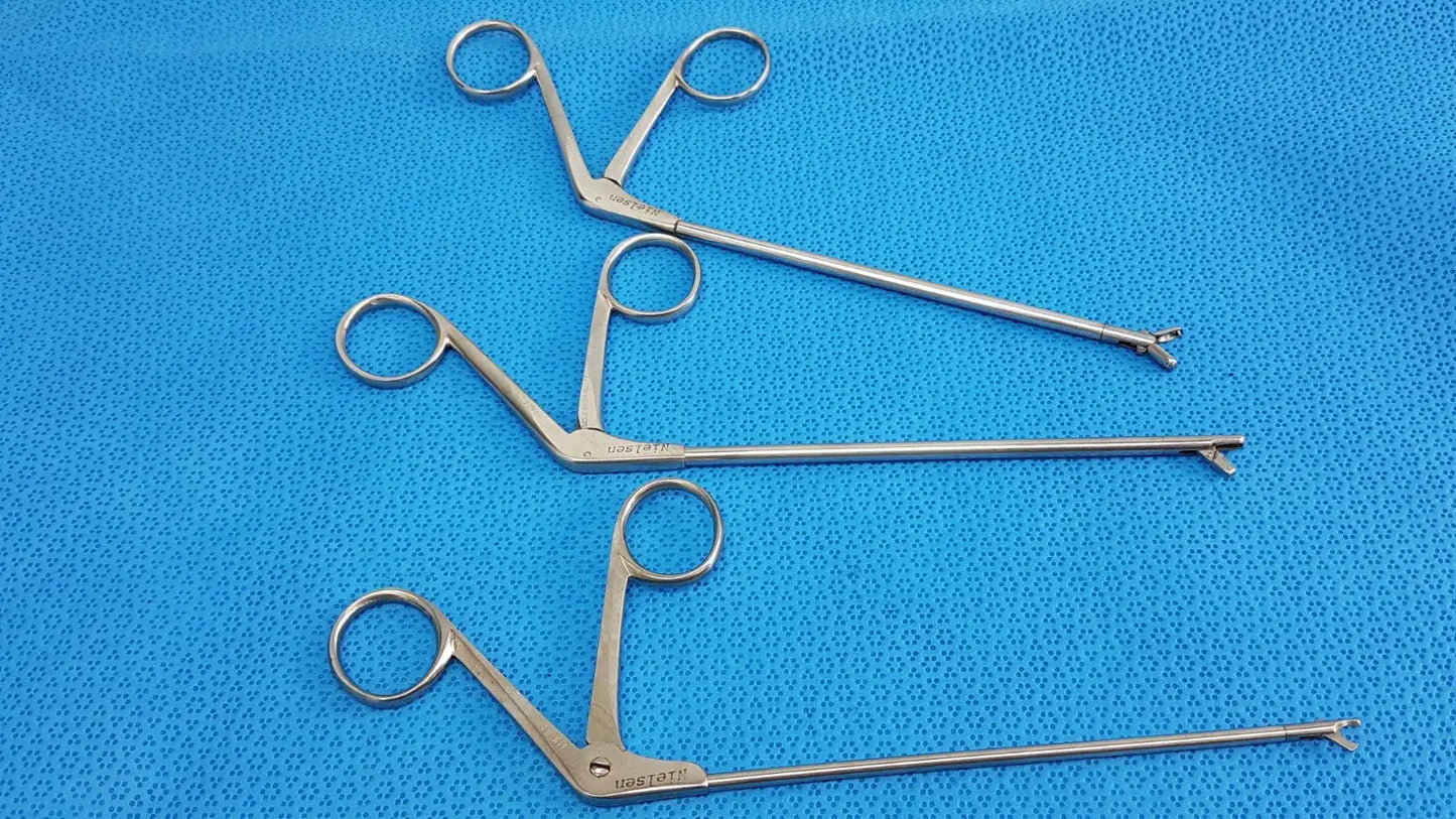 Nielsen Surgical Scissor Punch Forceps – lot of 3
