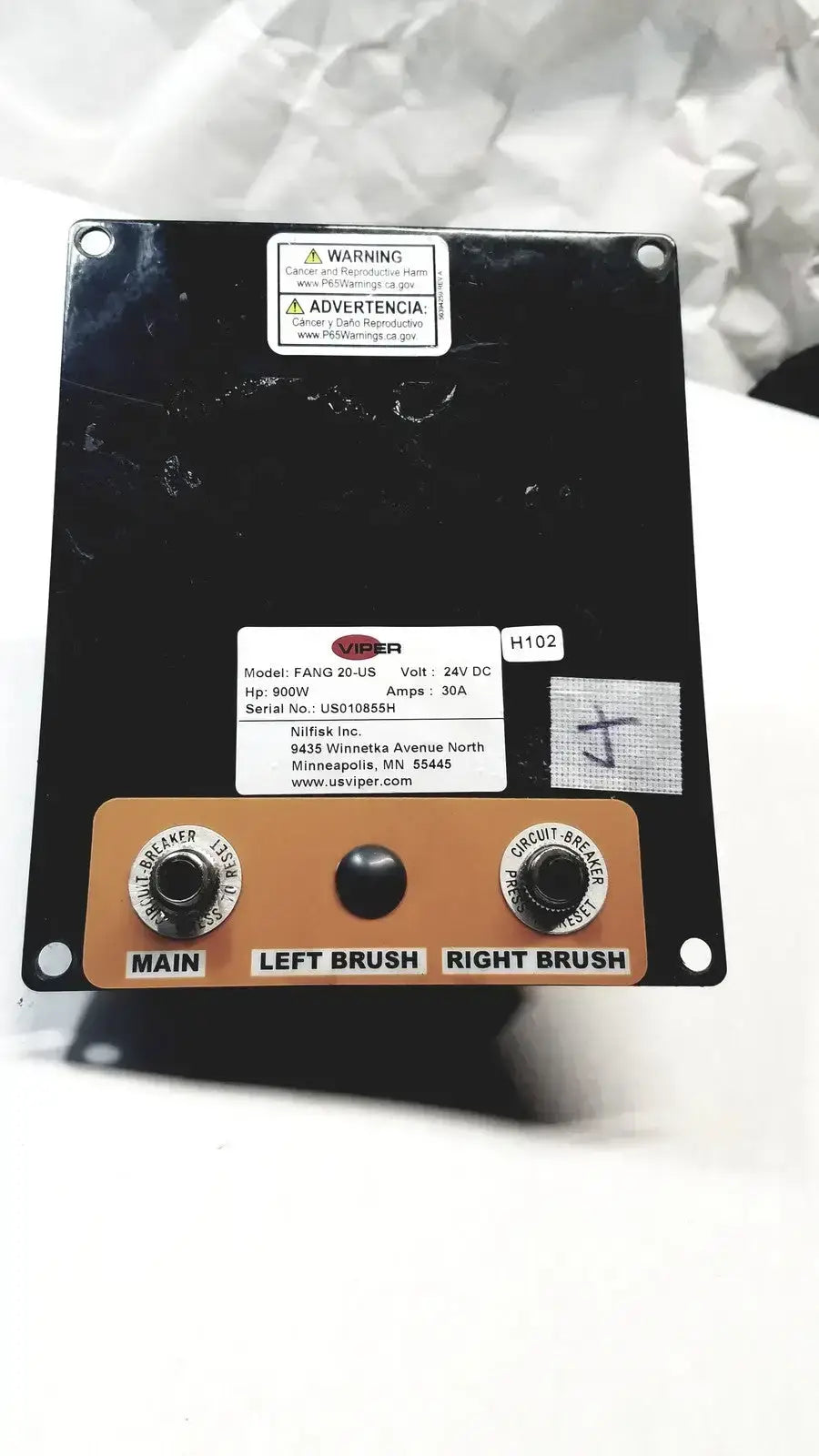 Nilfisk Viper FANG 20-US Control Board Vaccum Part
