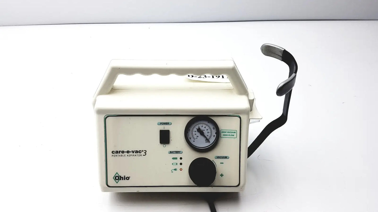 Ohio Medical Care-e-Vac 3 Portable Suction