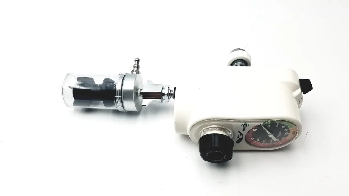 Ohio Vacuum Regulator, Push to set Intermittent, 200mmHg Analog - Model: PISA