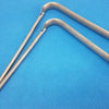 Omni-Tract Integra 4929 Radiolucent Aluminum Renal Vein Retractor Blade 1"x8"