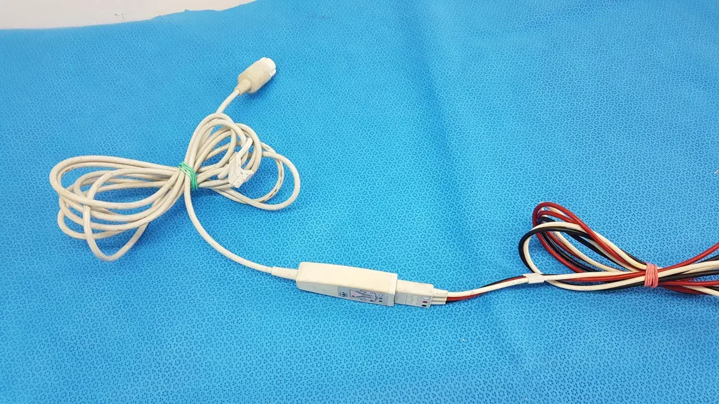 Philips M1671A 3-Lead ECG/EKG Trunk Cable with Grabber Clip Leads - ECG