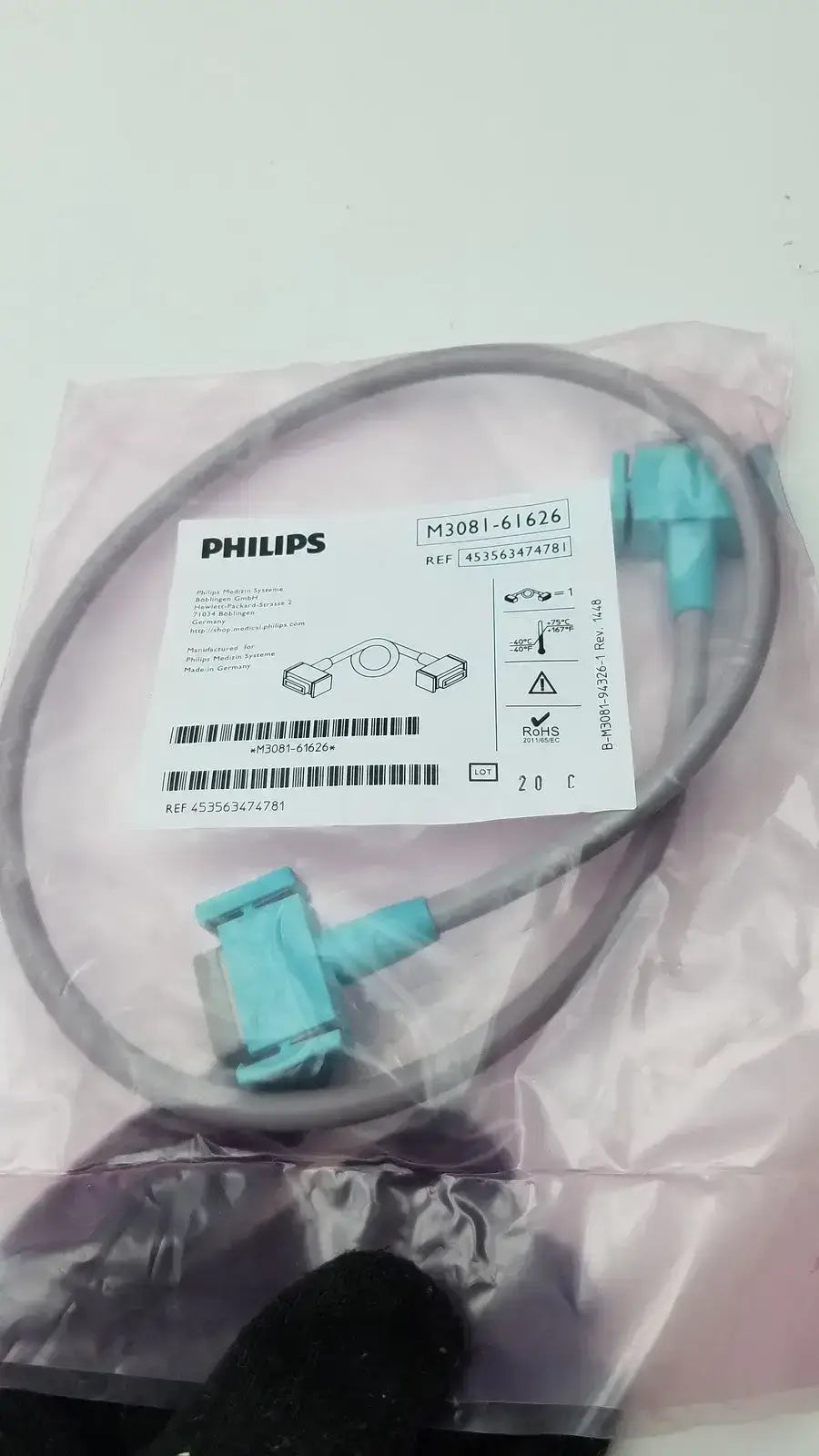 Philips MSL Patient Monitoring Link Cable M3081-61626 Ref 453563474781 - Monitor