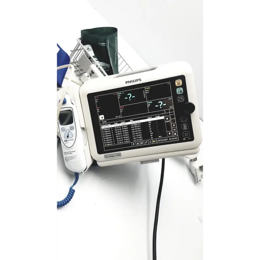 Philips SureSigns VS4 Vital Signs 863283 Monitor With Accessories