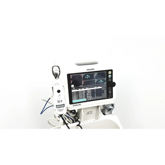 Philips SureSigns VS4 Vital Signs 863283 with Temporal Scanner and Rolling Stand - Monitor