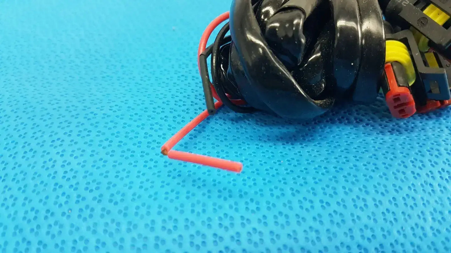 Plug & Play 6.5ft Grille Light Extension Wire H11 Harness Connector - Wiring