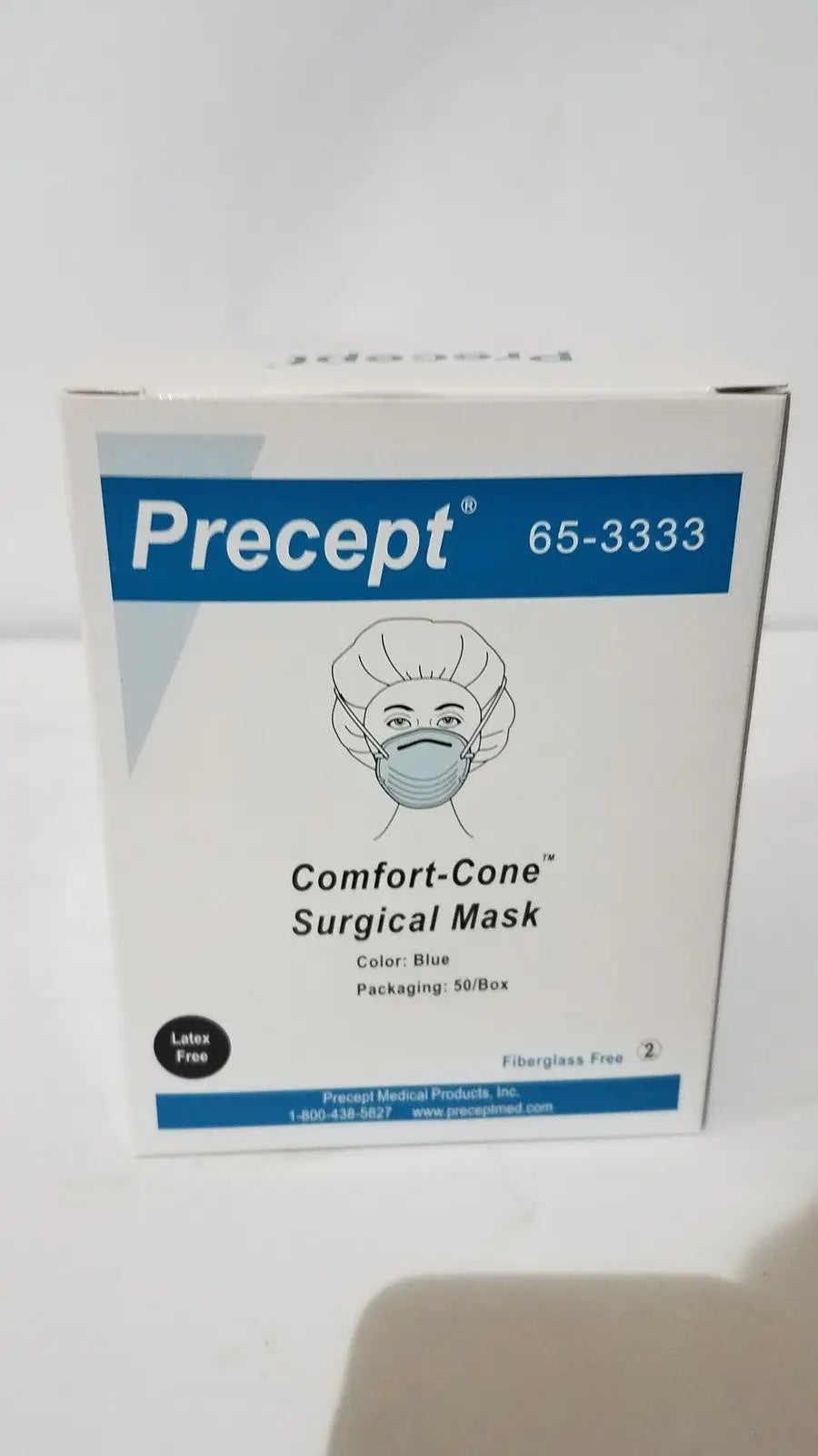 Precept Cone-Style Face Mask – Blue – General Use