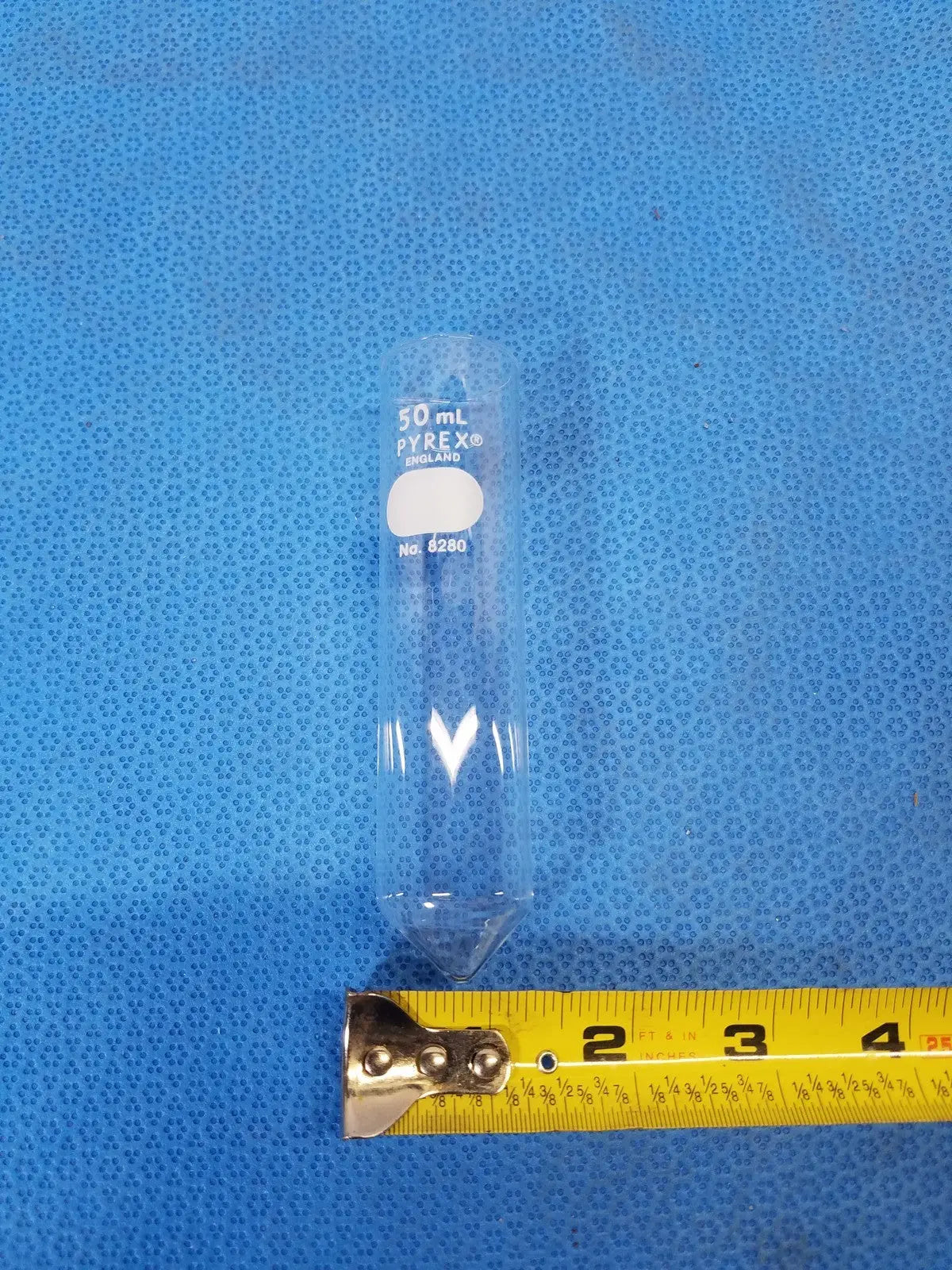 Pyrex Glass 50 mL Centrifuge Tube – Round Bottom Laboratory Glassware