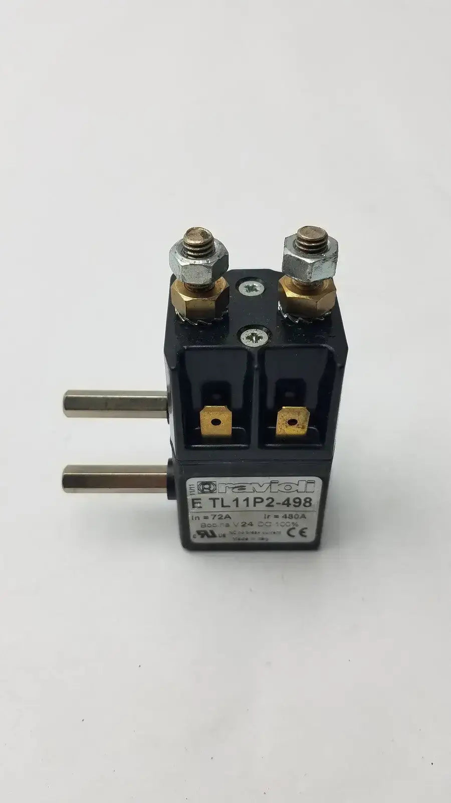 Ravioli Power contactor E TL11P2-498 In 72A Ir 480A Bobina V24 - DC Contactor