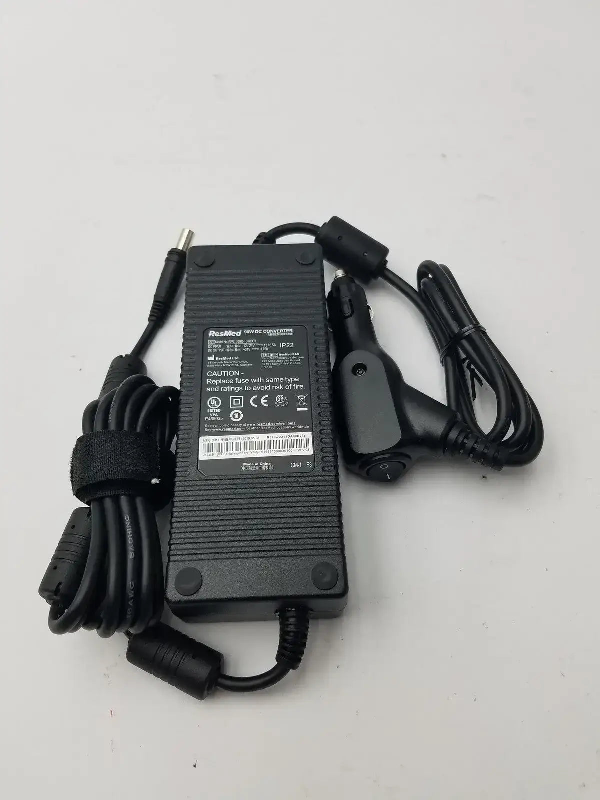 ResMed 90W DC Adapter R370-7231 - Power