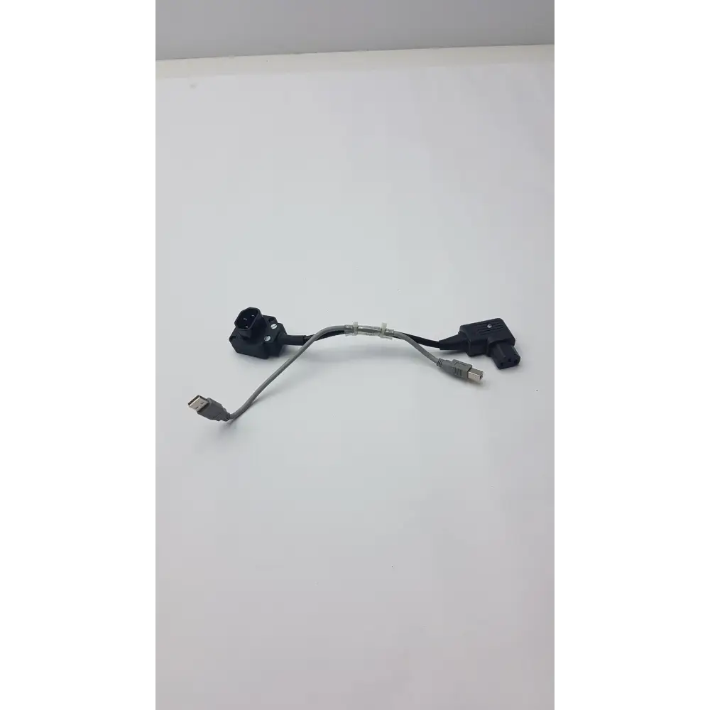 Set of 2 White and Grey Cables - Cable