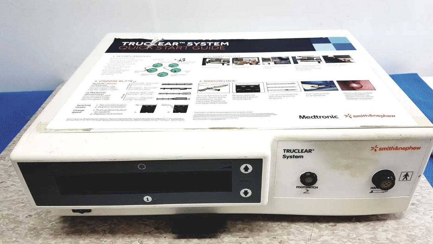 Smith & Nephew TruClear Hysteroscopic Morcellator Console Ref 7209808