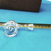 Stopcock Joint Connector-24/40 Borosilicate Glass Lab Adapter with Valve