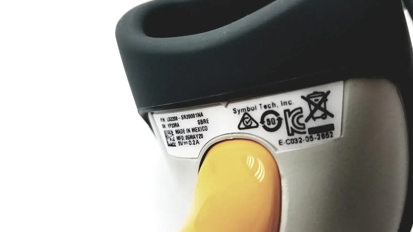 Symbol Motorola LS2208-SR20007 1D Laser Barcode POS Scanner