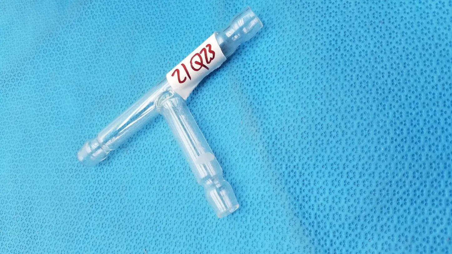 T-Shaped Hose Connector Tube 71mm H x 119mm W Labware