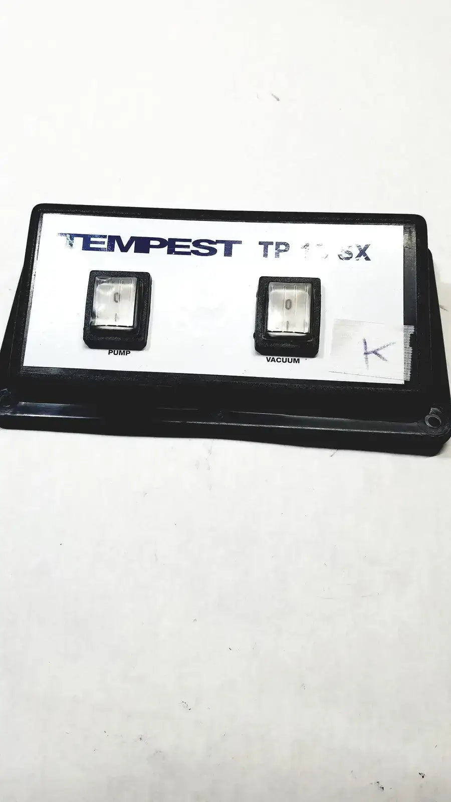 Tempest TP 18SX Control Board Vaccum Button