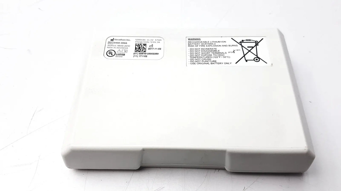 Verathon 0400-0066 BVI 9400 Rechargeable Battery Pack Unit 5200mAh 11.1V Module