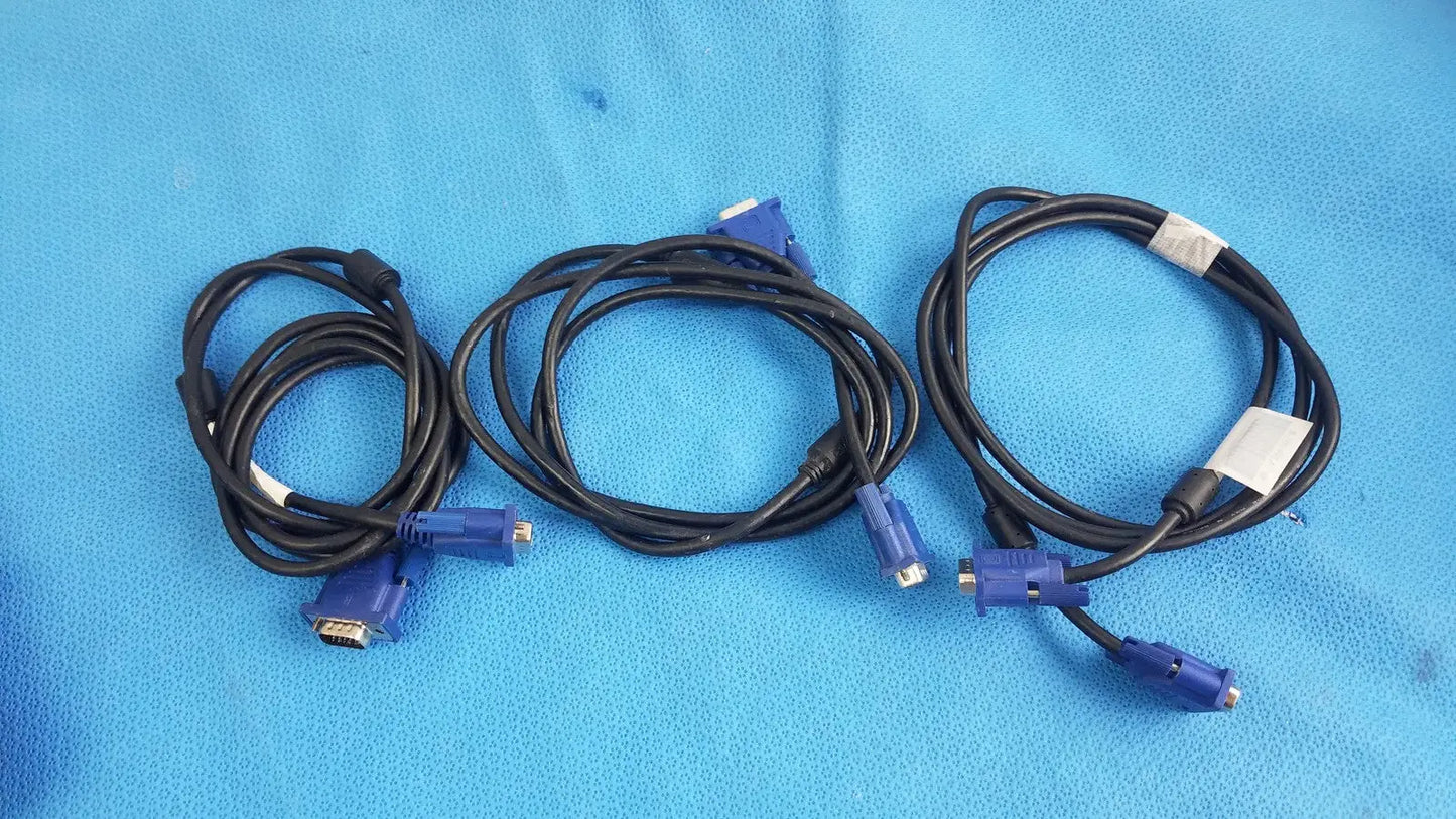VGA Monitor Cables 15-Pin Male to Male Video Display