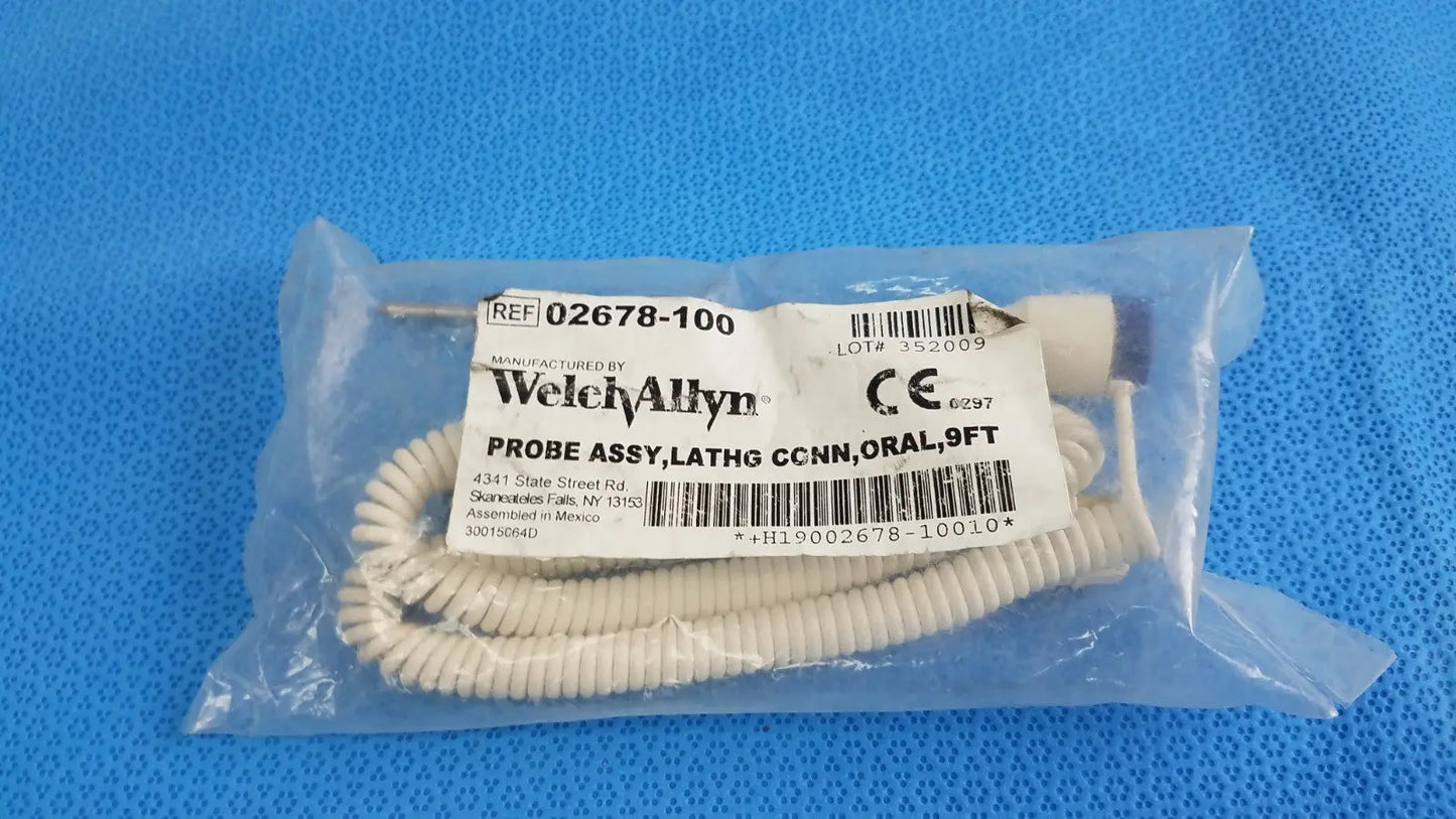Welch Allyn 02678-100 Oral Probe Assembly, Latching Connector
