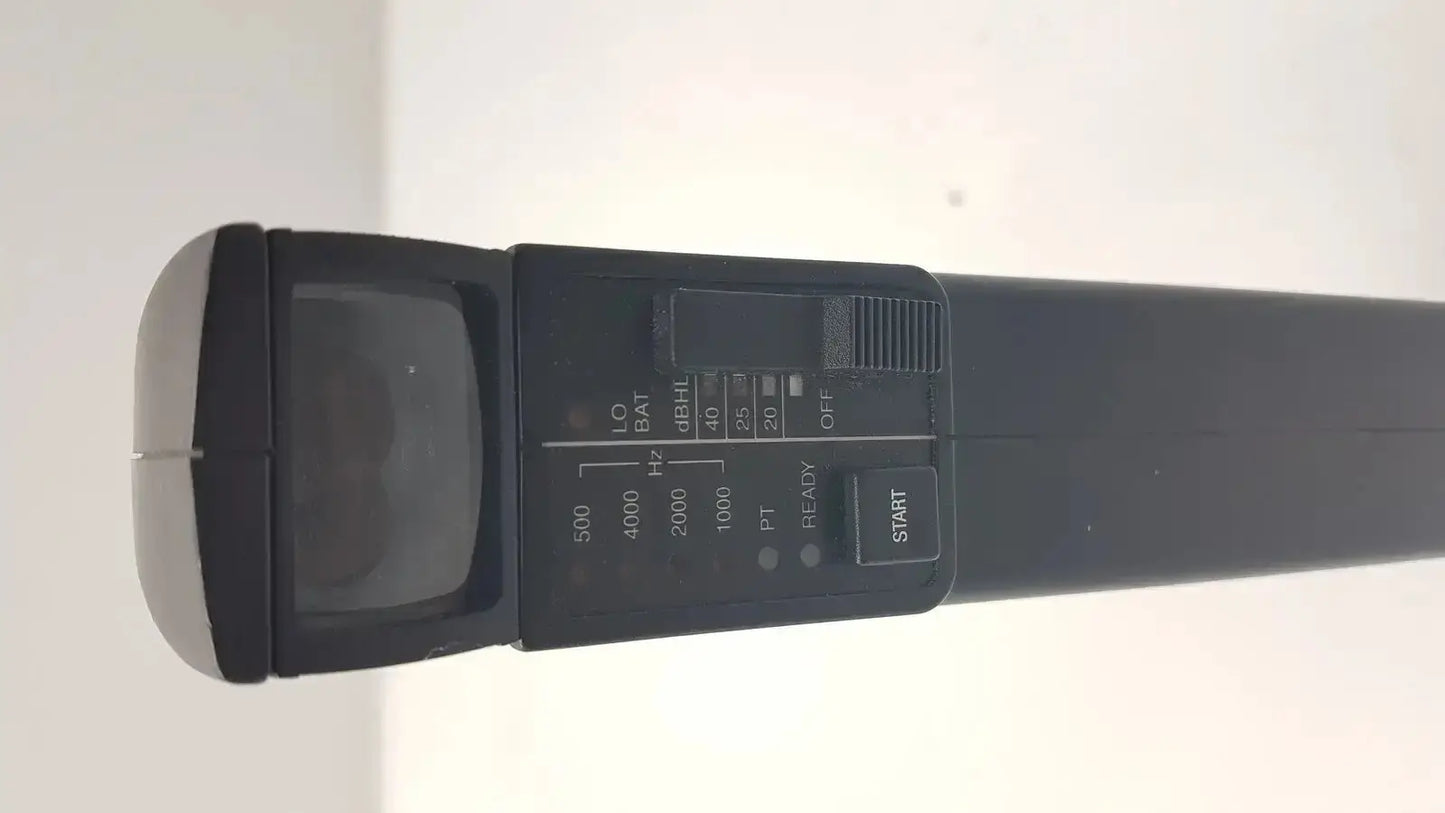 Welch Allyn 23300 black handheld audioscope portable screening audiometer with digital display and control buttons