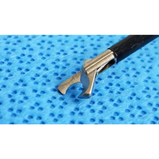 Xomed Curved Left Stainless Steel Surgical Scissors