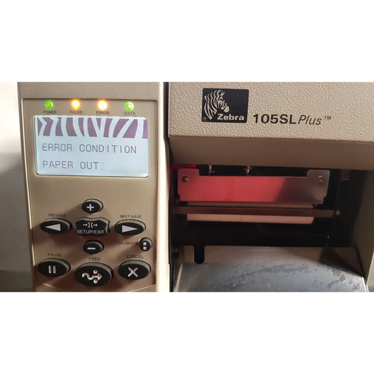 Zebra 105SL PLUS USB Ethernet Thermal/Transfer Label Printer - Thermal