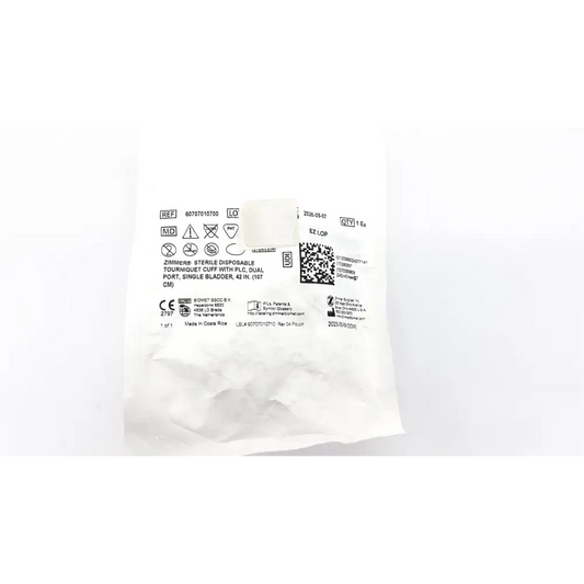 Zimmer 60707010700 Disposable Tourniquet Cuff Single Bladder 42in