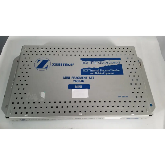 Zimmer Mini Fragment Set 2600-07 Fracture Management - Surgical Instrument