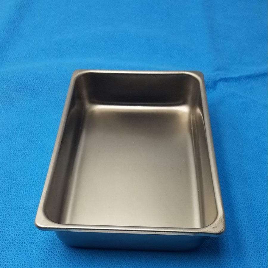 10’’ Stainless Steel Foodservice Pan – 2.5’’ Deep Steam Table Insert Used