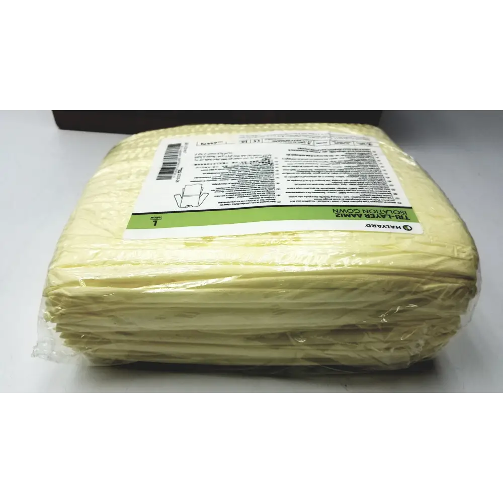 100 Count Case Halyard Tri Layer AAMi 2 Isolation Gown Size L - of 6