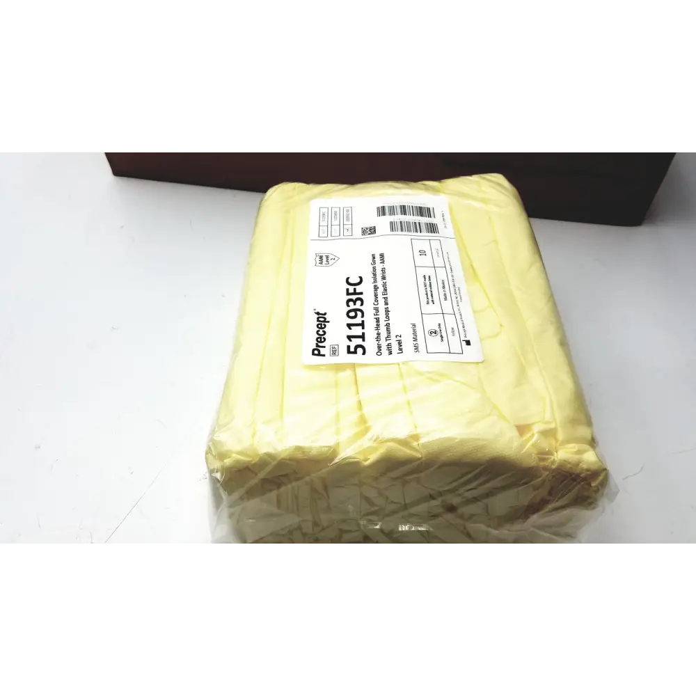 100 Count Precept Medical Isolation Gowns Over-the-Head Gown 51193FC